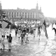 Cuban's parade before the American Ambassador Mr. Spruille Braden and President Fulgencio Batisto in a commemoration of the U.S. Fourth of July, July 4, 1942.